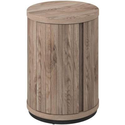 Montreux Grey Oak Round Lamp Table